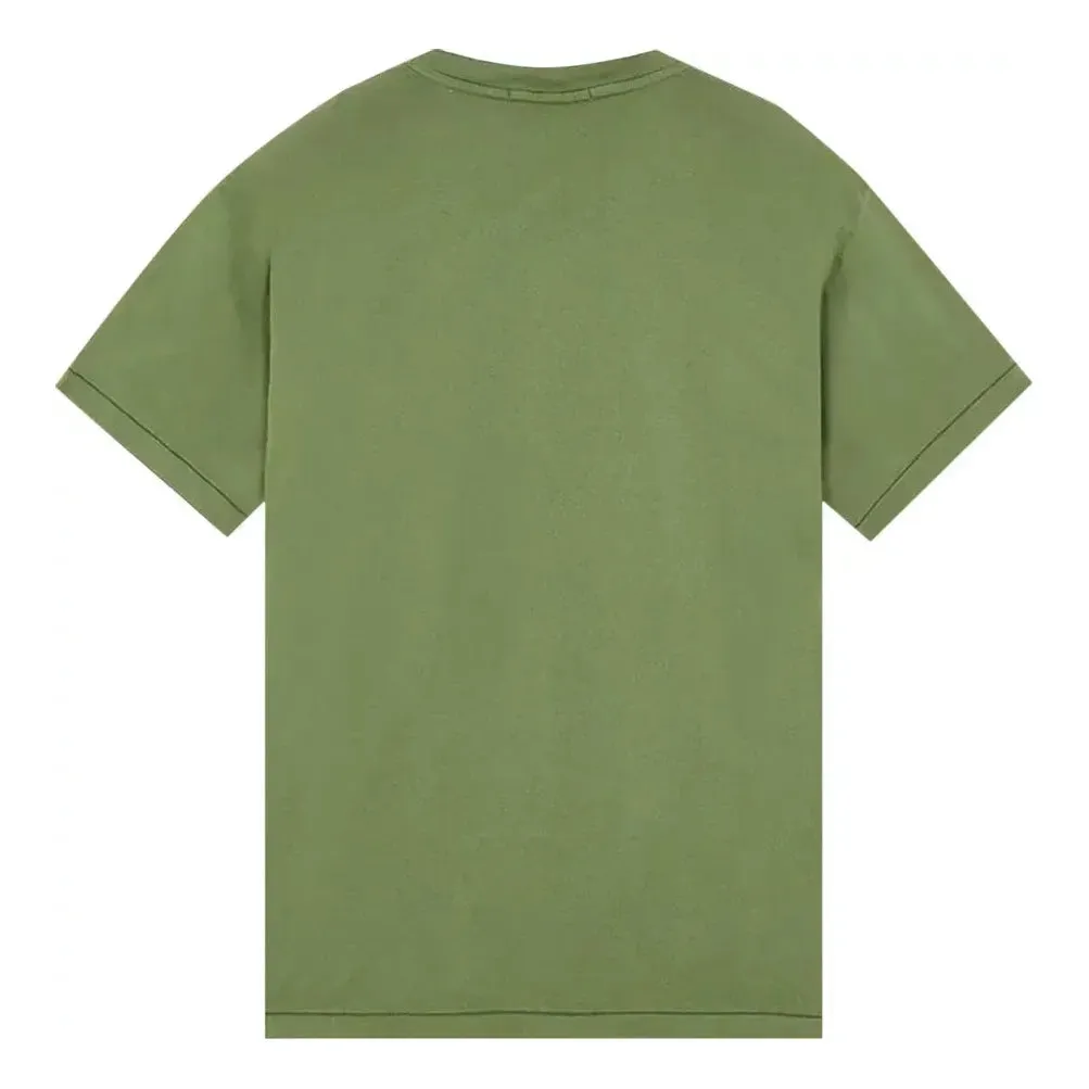 STONE ISLAND Logo Patch T-shirt 'Sage' 101524113-V0055 sold by KicksCrew product image thumbnail 2