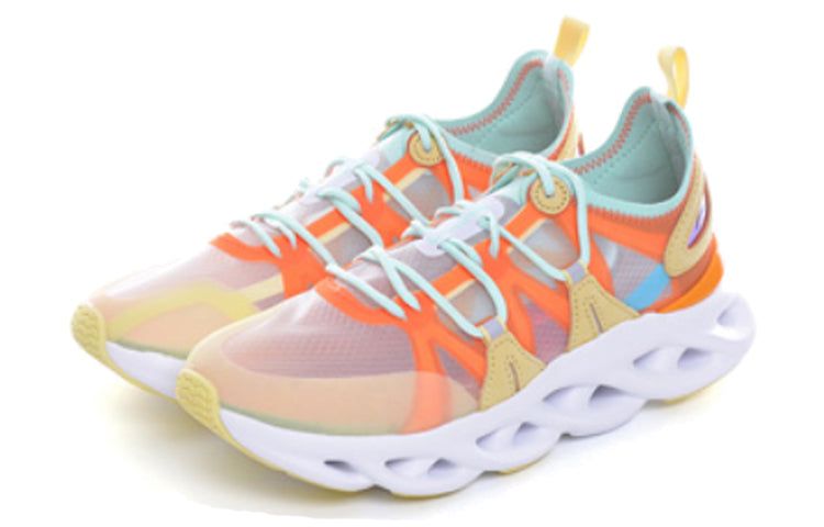 (WMNS) Li-Ning Arc 'White Orange Blue' ARHQ052-5 sold by KicksCrew product image thumbnail 3