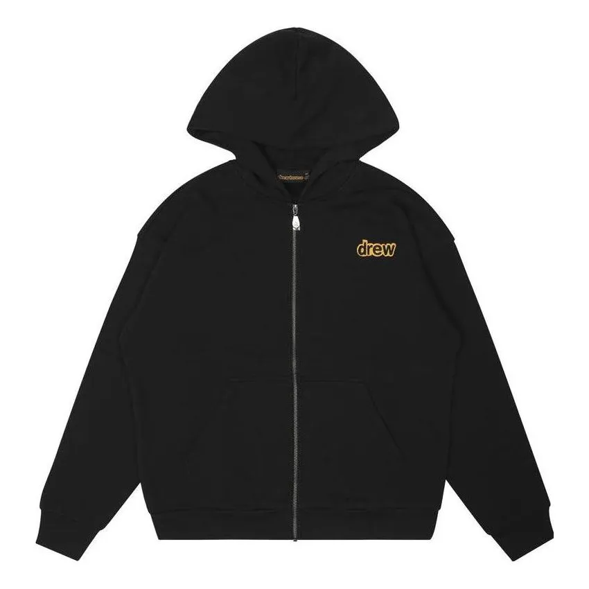 Drew House Secret Mascot Zip Up Hoodie 'Black' DR-FW22-506 sold by KicksCrew