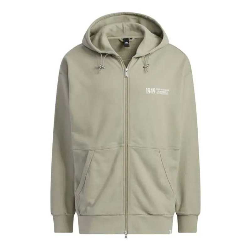 Adidas Verbiage Hoodie Jackets 'Olive Green' IK3511 sold by KicksCrew
