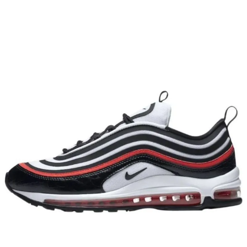 (WMNS) Nike Air Max 97 Ultra 17 'Black White Habanero Red' AH6806-005 sold by KicksCrew