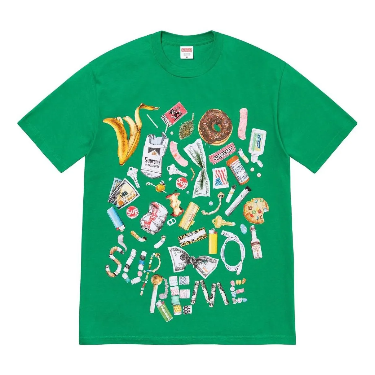 Supreme Trash T-Shirt 'Green Multi-Color' SUP-SS23-285 sold by KicksCrew