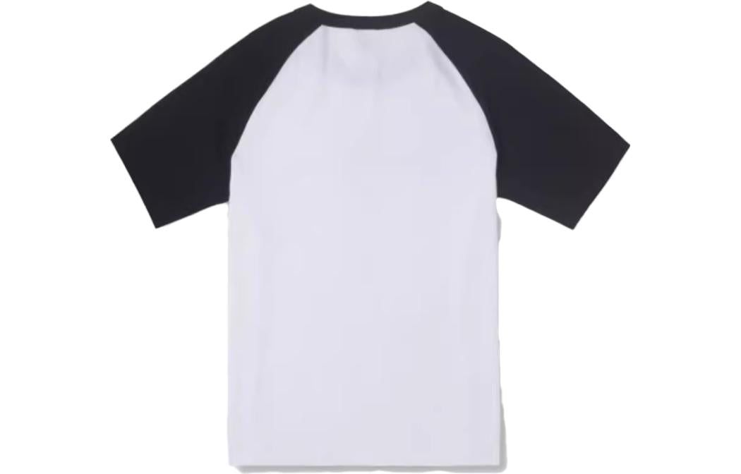 (WMNS) Converse Logo Baseball T-Shirt 'White Black' 10026176-A01 sold by KicksCrew product image thumbnail 2