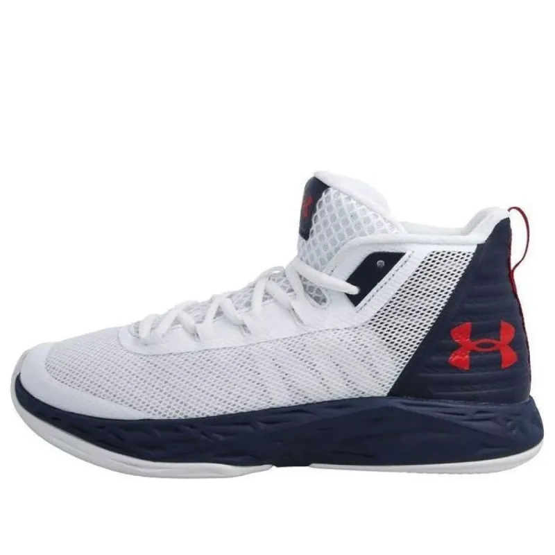 Under Armour Jet Mid 'White Navy' 3020623-102 sold by KicksCrew