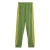 adidas x Wales Bonner Nylon Knit Track Pants 'Yellow Green' IW1176 sold by KicksCrew