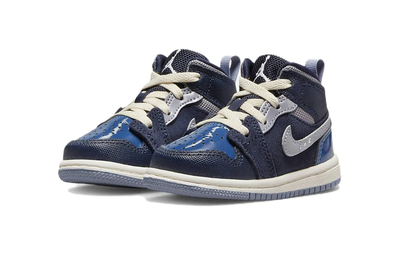 (TD) Air Jordan 1 Mid SE Craft 'Inside Out - Obsidian' DX2196-400 sold by KicksCrew product image thumbnail 4