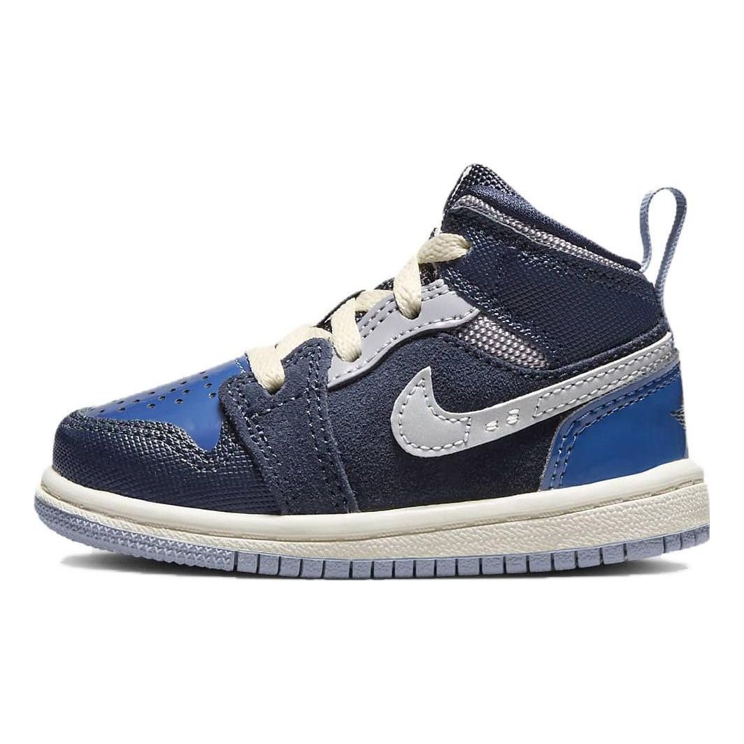 (TD) Air Jordan 1 Mid SE Craft 'Inside Out - Obsidian' DX2196-400 sold by KicksCrew