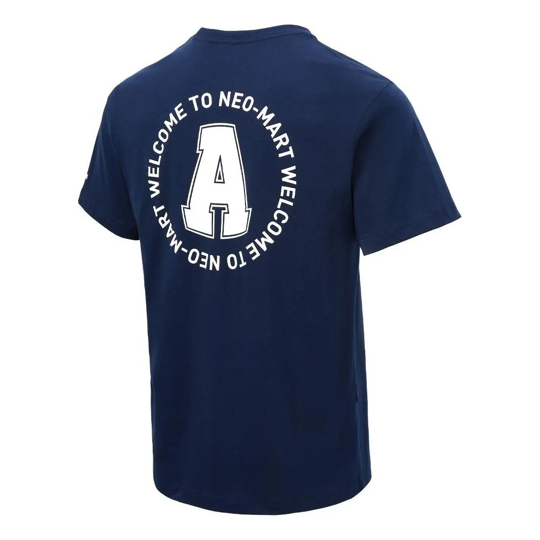 adidas Letter Printed T-Shirt 'Navy White' JD1431 sold by KicksCrew product image thumbnail 2