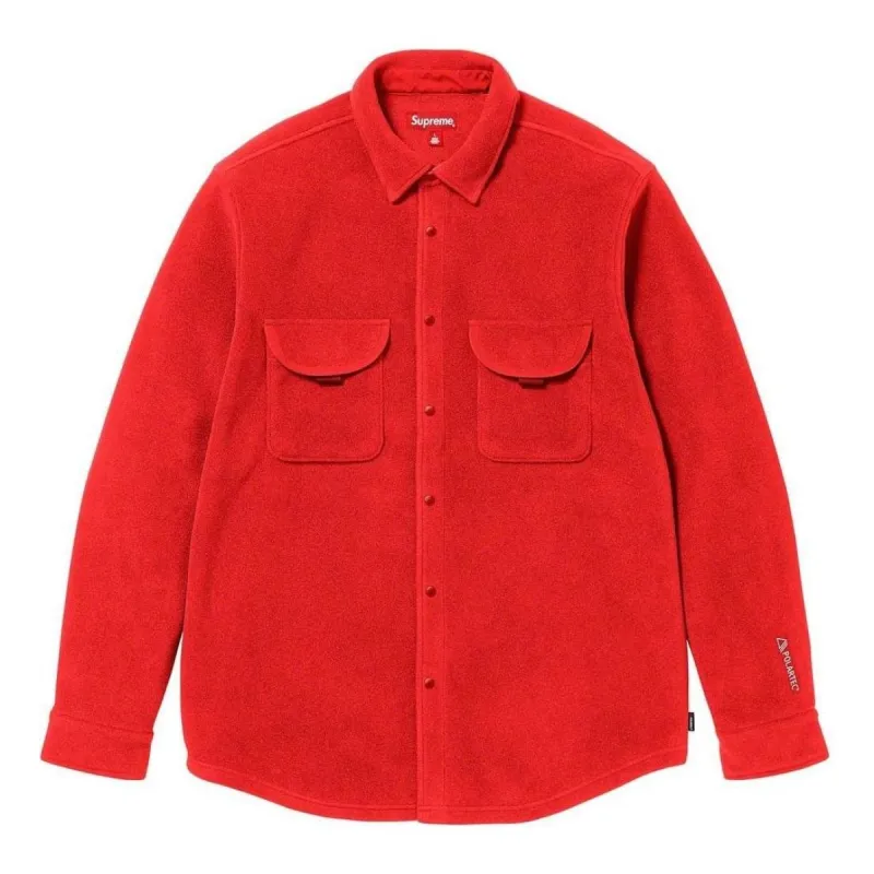 Supreme x Polartec Shirt 'Red' SUP-FW23-244 sold by KicksCrew