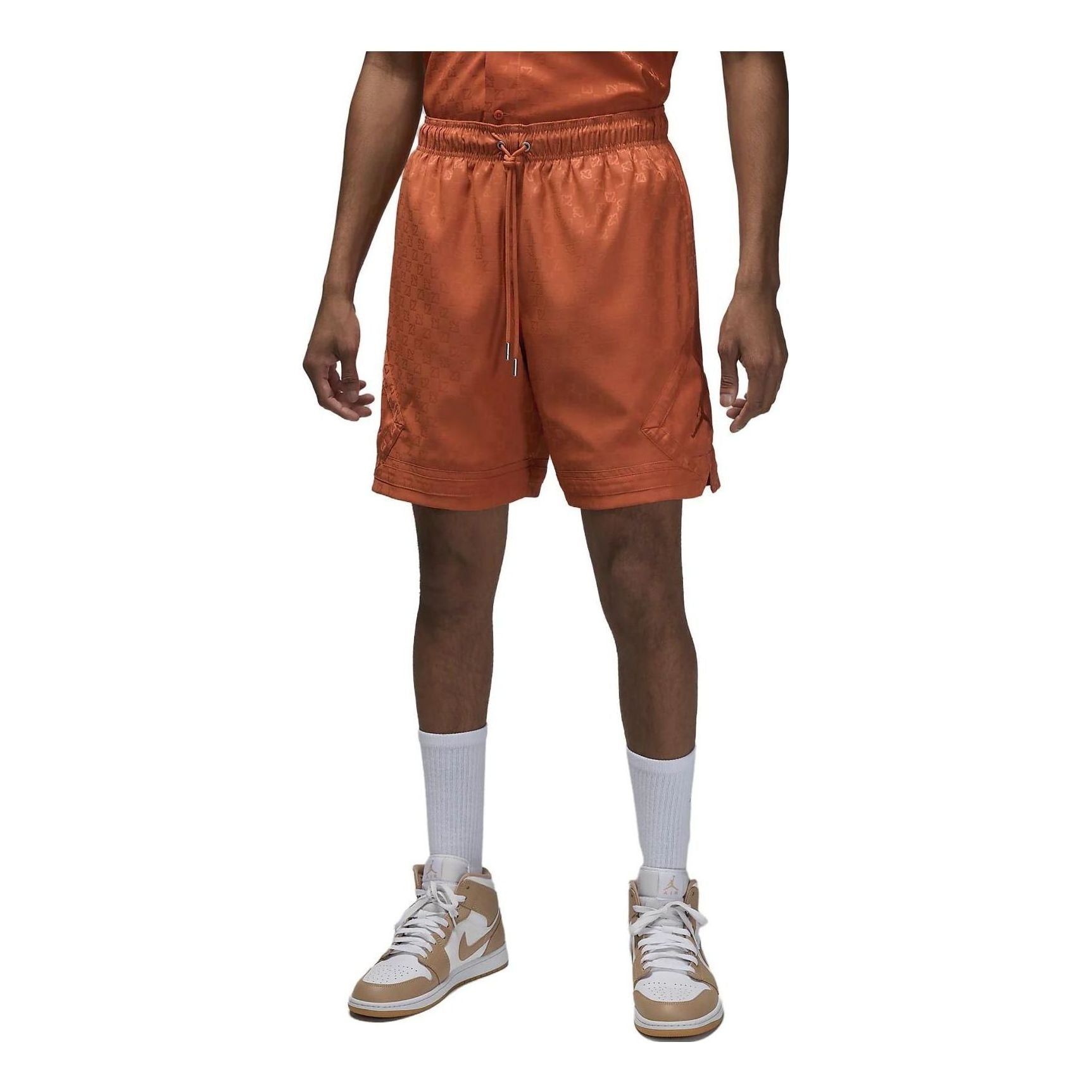 Air Jordan Essentials Diamond Shorts 'Light Sienna' FN0769-812 sold by KicksCrew