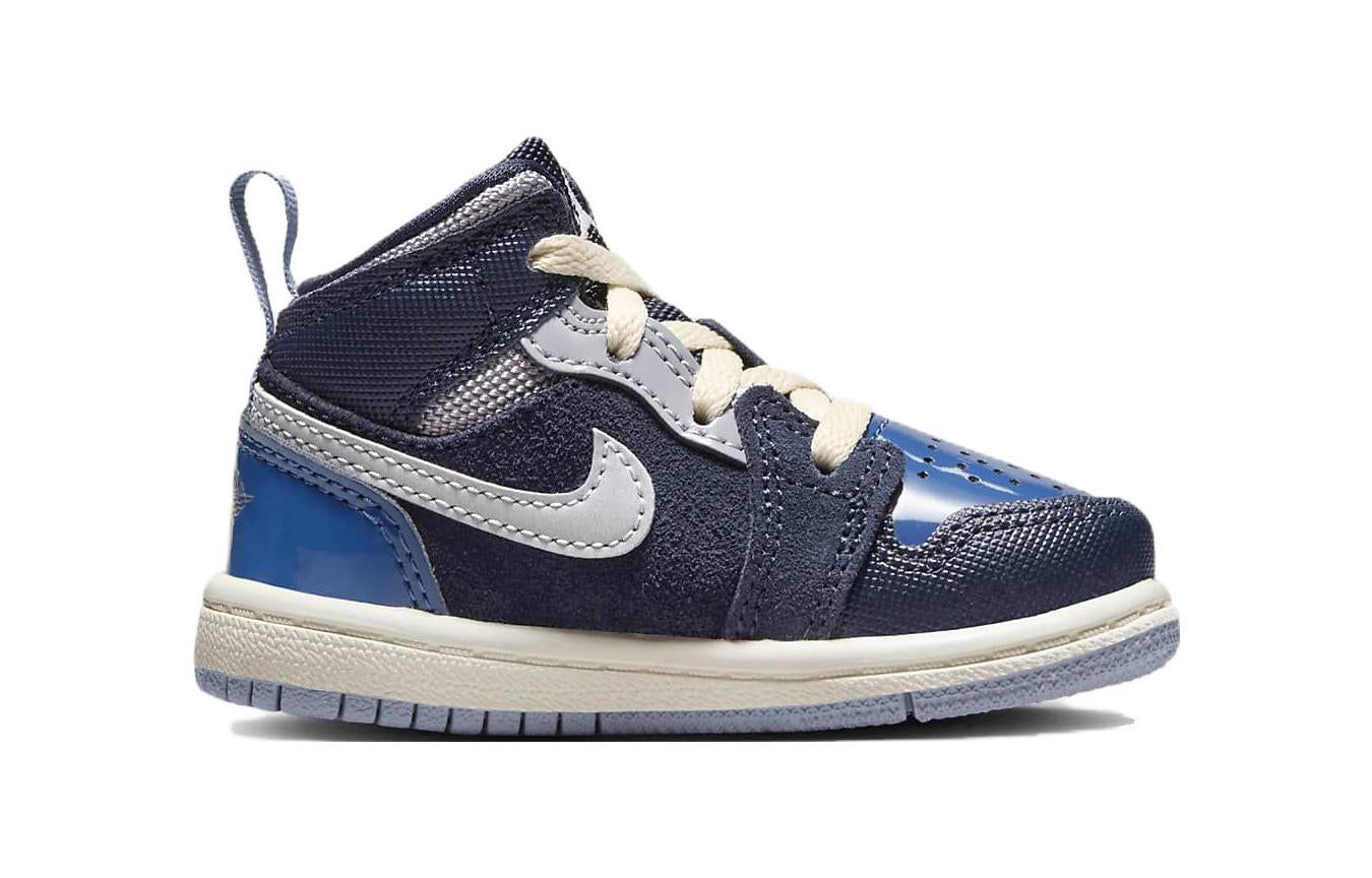 (TD) Air Jordan 1 Mid SE Craft 'Inside Out - Obsidian' DX2196-400 sold by KicksCrew product image thumbnail 3