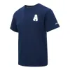 adidas Letter Printed T-Shirt 'Navy White' JD1431 sold by KicksCrew