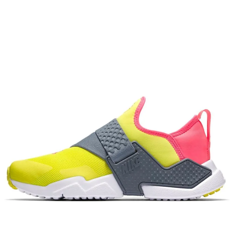 (GS) Nike Huarache Extreme 'Dynamic Yellow Racer Pink' AQ0575-701 sold by KicksCrew