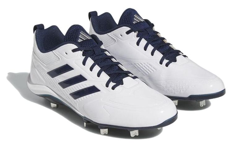 adidas Stabile 5 Low Cleats 'White Navy Blue' GW1949 sold by KicksCrew product image thumbnail 3
