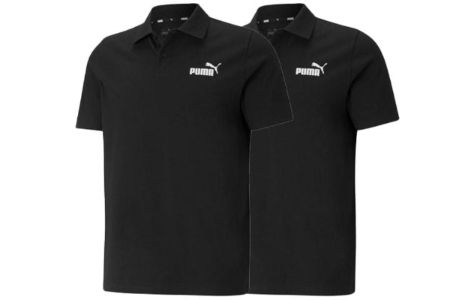 Puma Ess Pique Polo Shirt 'Black' 845921-01 sold by KicksCrew