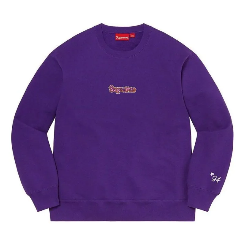 Supreme Gonz Logo Crewneck 'Purple Pink' SUP-SS21-604 sold by KicksCrew
