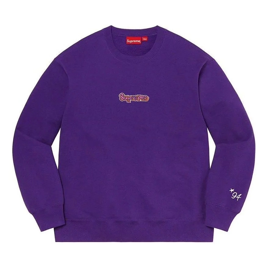 Supreme Gonz Logo Crewneck 'Purple Pink' SUP-SS21-604 sold by KicksCrew