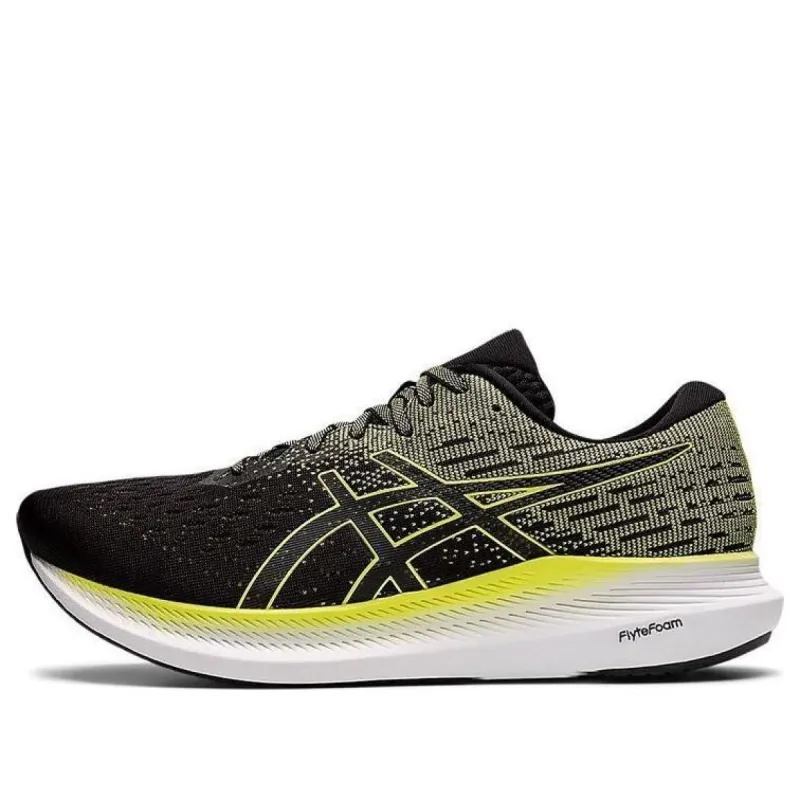 ASICS EvoRide 2 2E Wide 'Black Glow Yellow' 1011B238-004 sold by KicksCrew