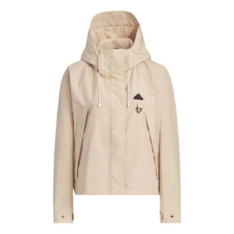 (WMNS) adidas City Escape Woven Jacket 'Beige' JE8591 sold by KicksCrew