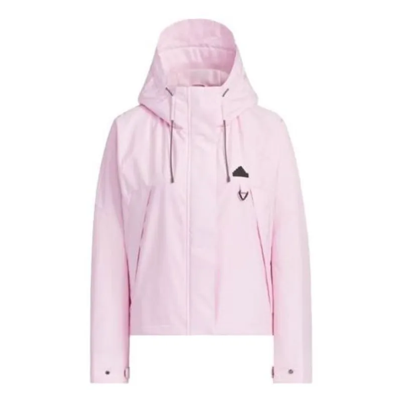 (WMNS) adidas City Escape Woven Jacket 'Pink' JE8590 sold by KicksCrew