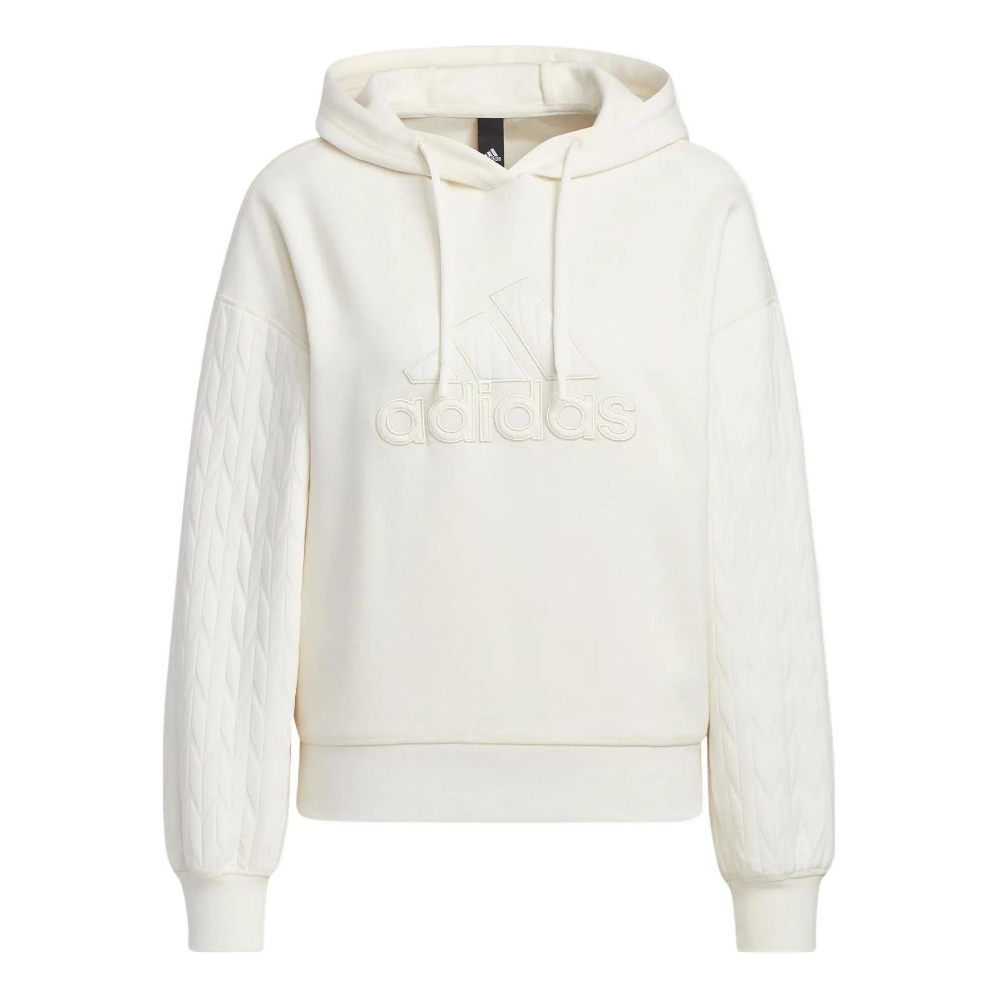 (WMNS) adidas Met Hoodie 'White' HM7104 sold by KicksCrew