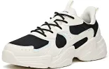 ANTA Classic Daddy Sneakers 'White Black' 111938822R-8 sold by KicksCrew
