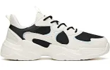 ANTA Classic Daddy Sneakers 'White Black' 111938822R-8 sold by KicksCrew