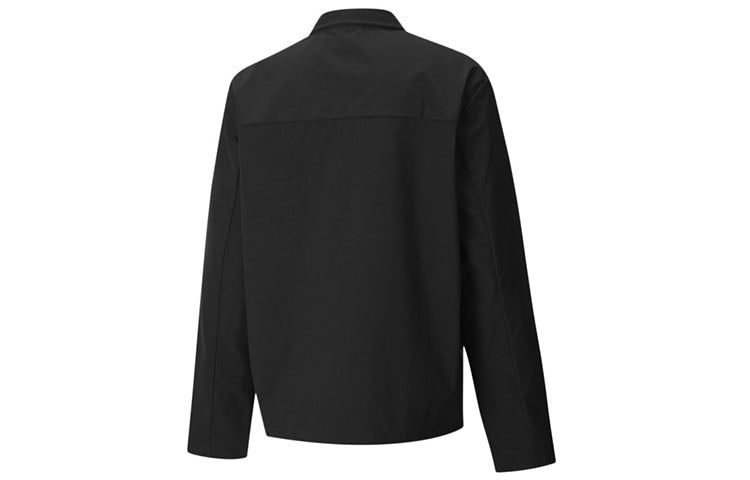 Puma x The Hundreds Long Sleeve Zip Up Chore Jacket 'Black' 598310-01 sold by KicksCrew product image thumbnail 2