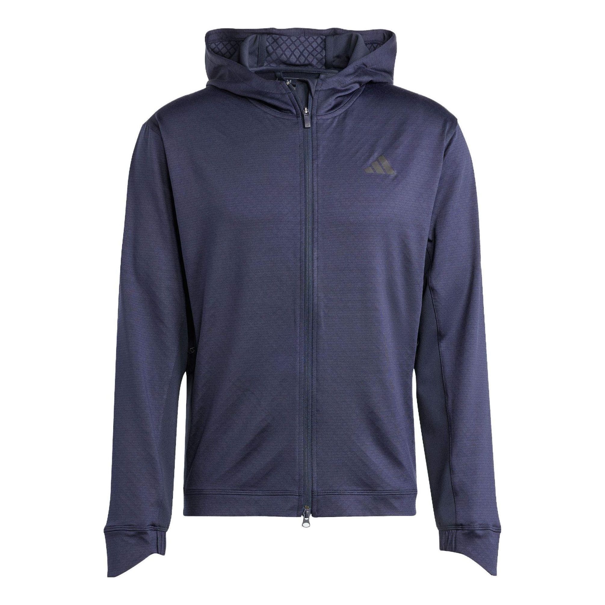 Adidas Zip-up Winterised Workout hoodie Jackets 'Teal' IL1384 sold by KicksCrew