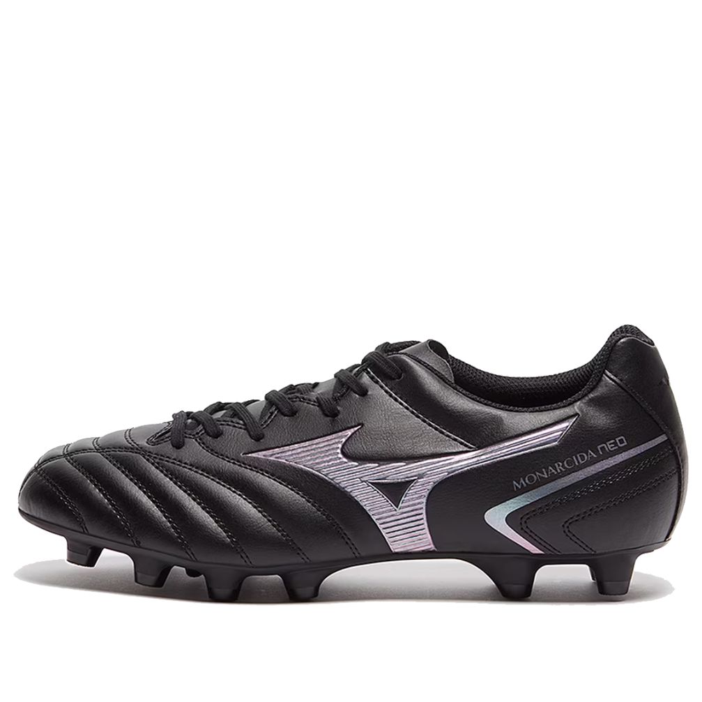 Mizuno Monarcida Neo II Select FG Extra Wide 'Black Iridescent' P1GA2225-99 sold by KicksCrew
