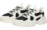 ANTA Classic Daddy Sneakers 'White Black' 111938822R-8 sold by KicksCrew