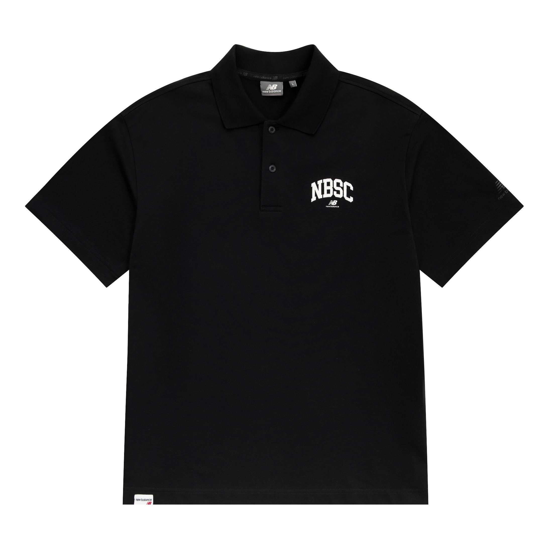 New Balance Classic Polo Tee 'Black' 5FD25363-BK sold by KicksCrew
