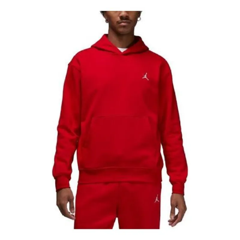 Air Jordan Essentials Fleece Pullover Hoodie 'Red' FJ7774-687 sold by KicksCrew