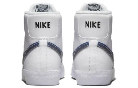(GS) Nike Blazer Mid Next Nature 'Double Swoosh - White Hyper Royal' FD0690-100 sold by KicksCrew