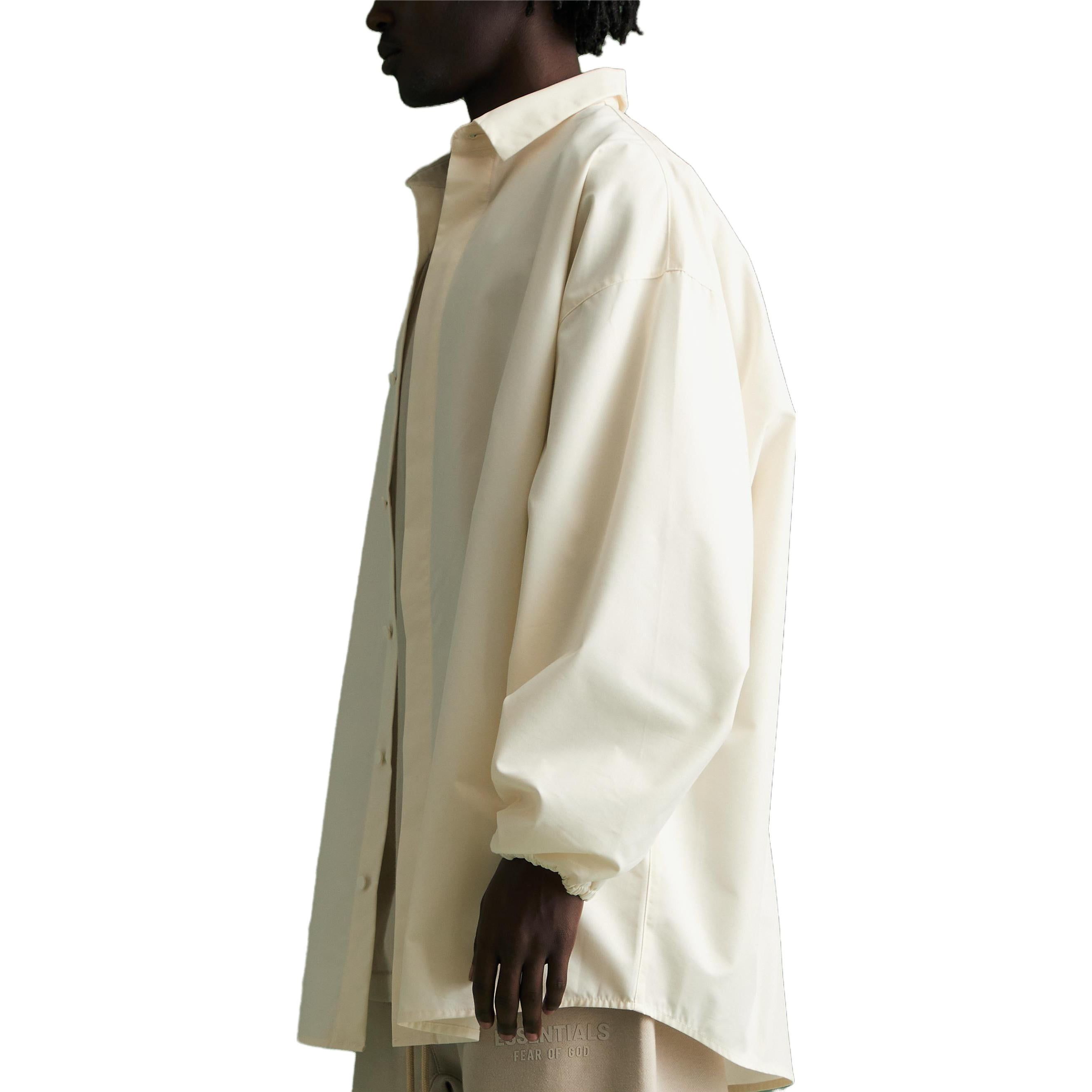 Fear of God Essentials FW23 Button Down Shirt 'Cloud Dancer' 186BT234021F sold by KicksCrew product image thumbnail 5