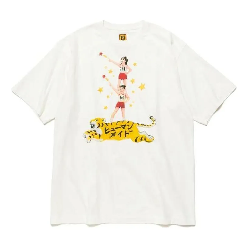 新品 HUMAN MADE Keiko Sootome T-shirt #16 HUMAN MADE x Keiko Sootome #6 T-shirt 'White' XX25TE008