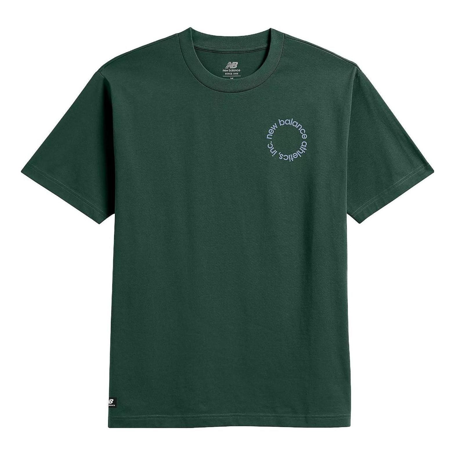New Balance Circular Logo Graphic Tee 'Nightwatch Green' MT31575-NWG sold by KicksCrew