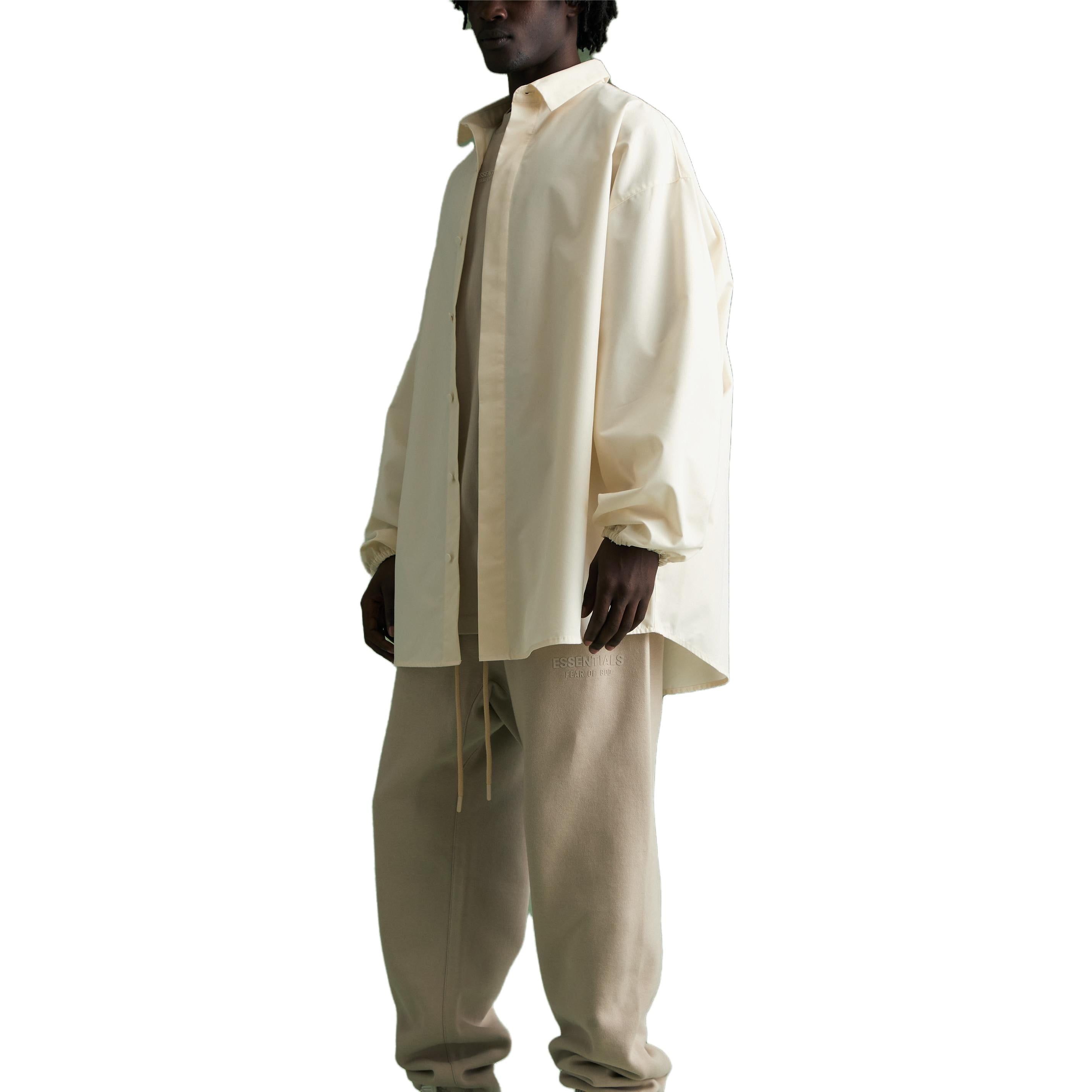 Fear of God Essentials FW23 Button Down Shirt 'Cloud Dancer' 186BT234021F sold by KicksCrew product image thumbnail 4