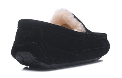 UGG Ascot Leather Slipper 'Black' 5775-BLK sold by KicksCrew