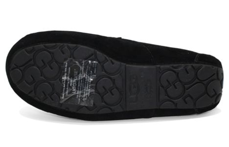 UGG Ascot Leather Slipper 'Black' 5775-BLK sold by KicksCrew