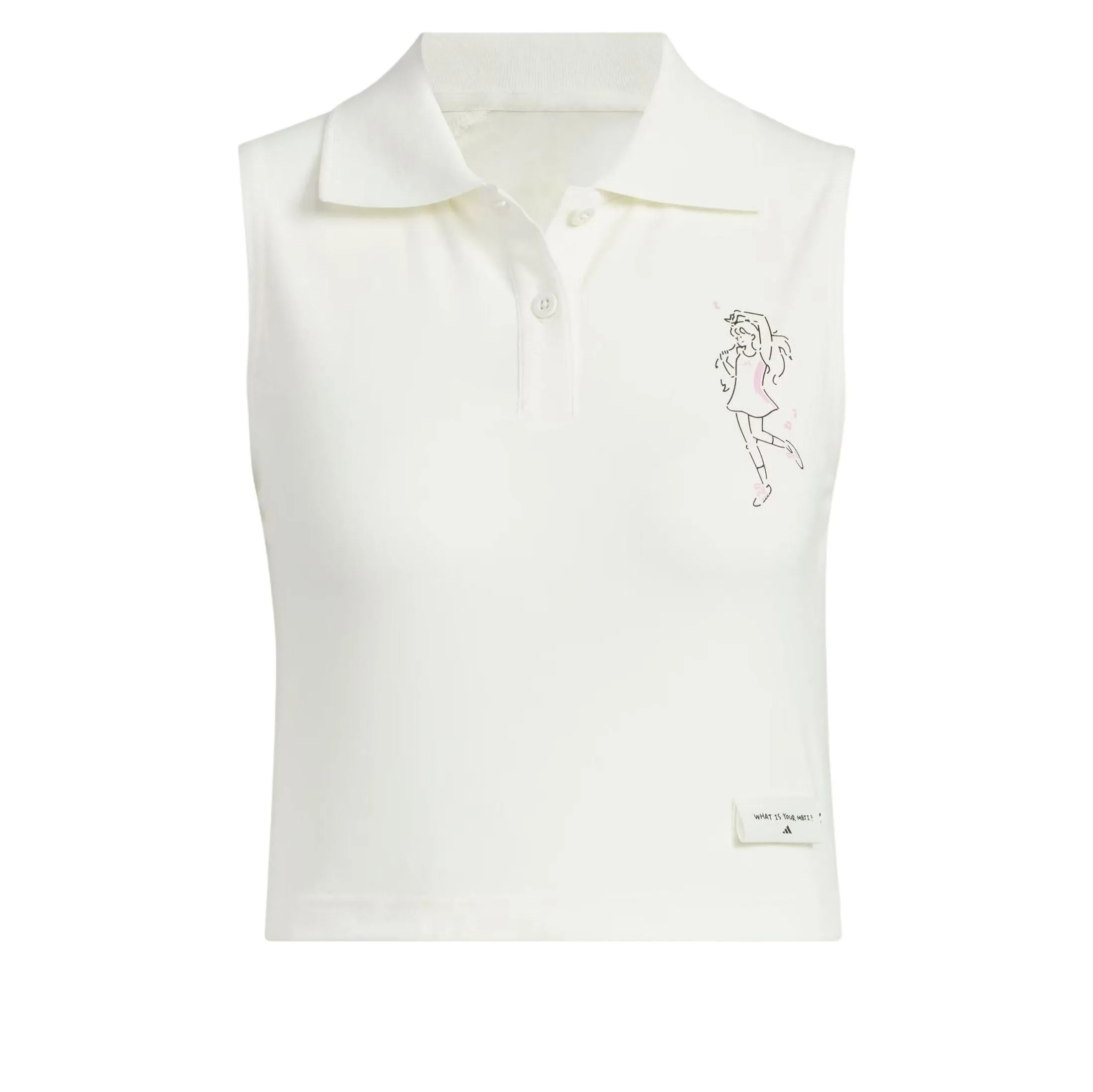 (WMNS) adidas Flower Print Polo Shirt 'White' JP0722 sold by KicksCrew