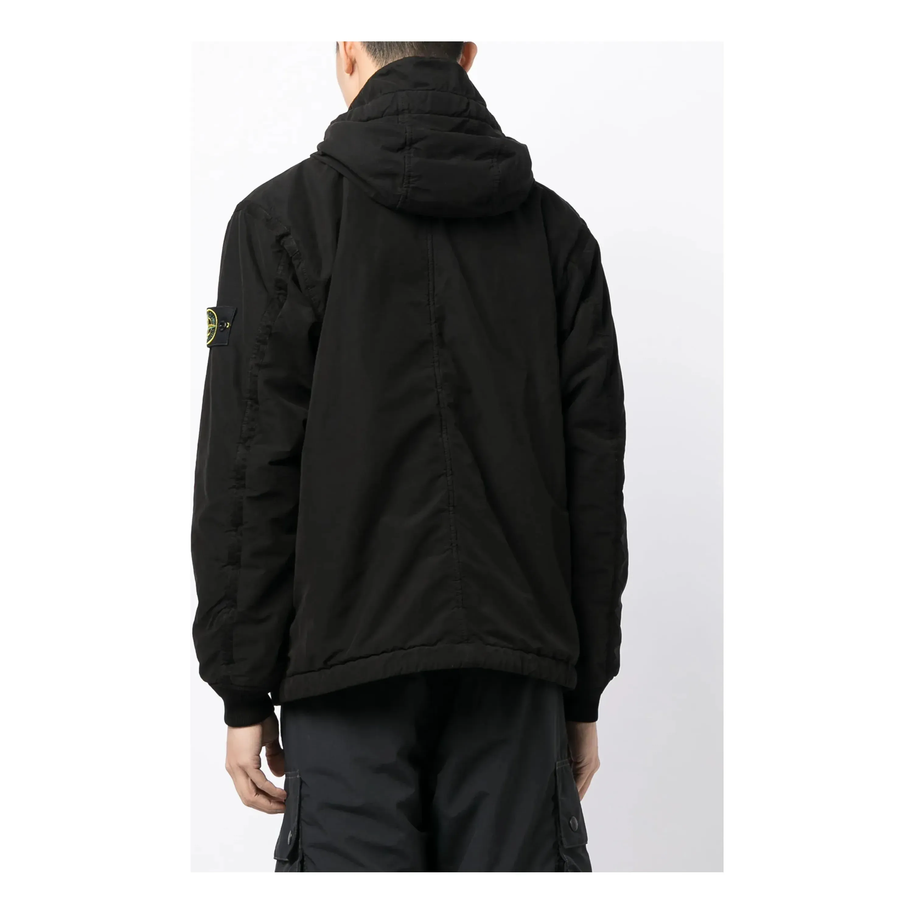 STONE ISLAND Compass-motif Hooded Jacket 'Black' 791541631-V0029 sold by KicksCrew product image thumbnail 2