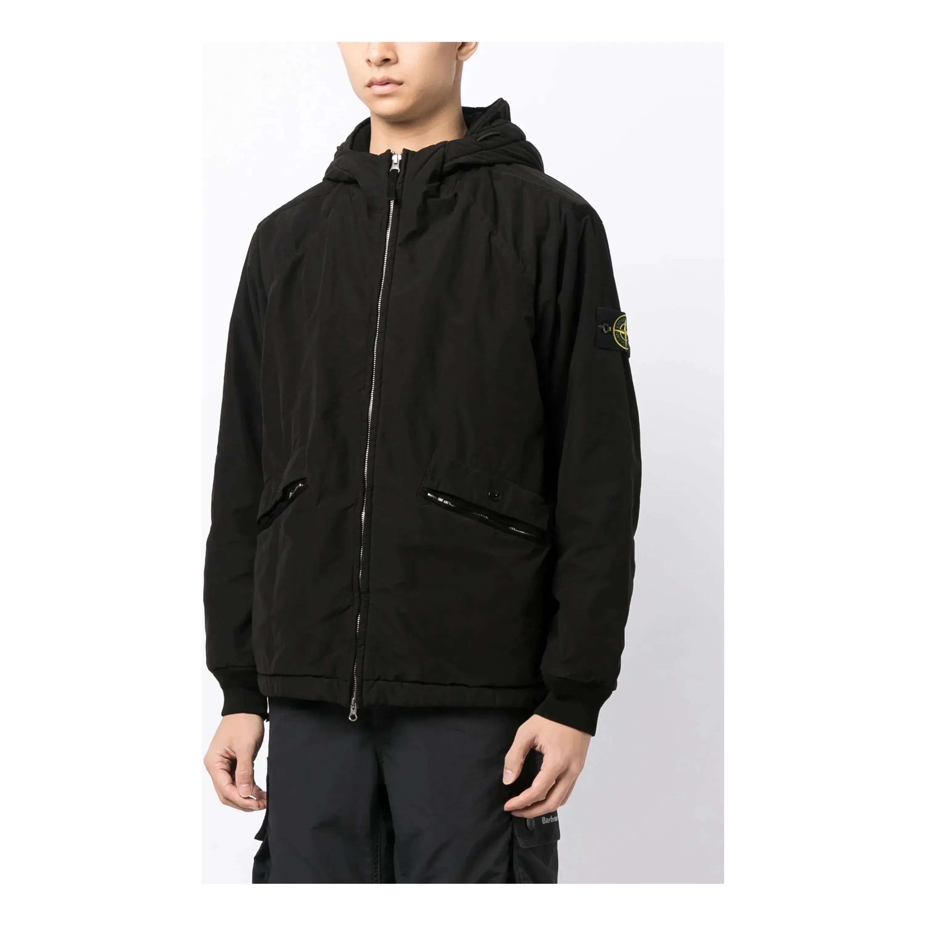 STONE ISLAND Compass-motif Hooded Jacket 'Black' 791541631-V0029 sold by KicksCrew product image thumbnail 3