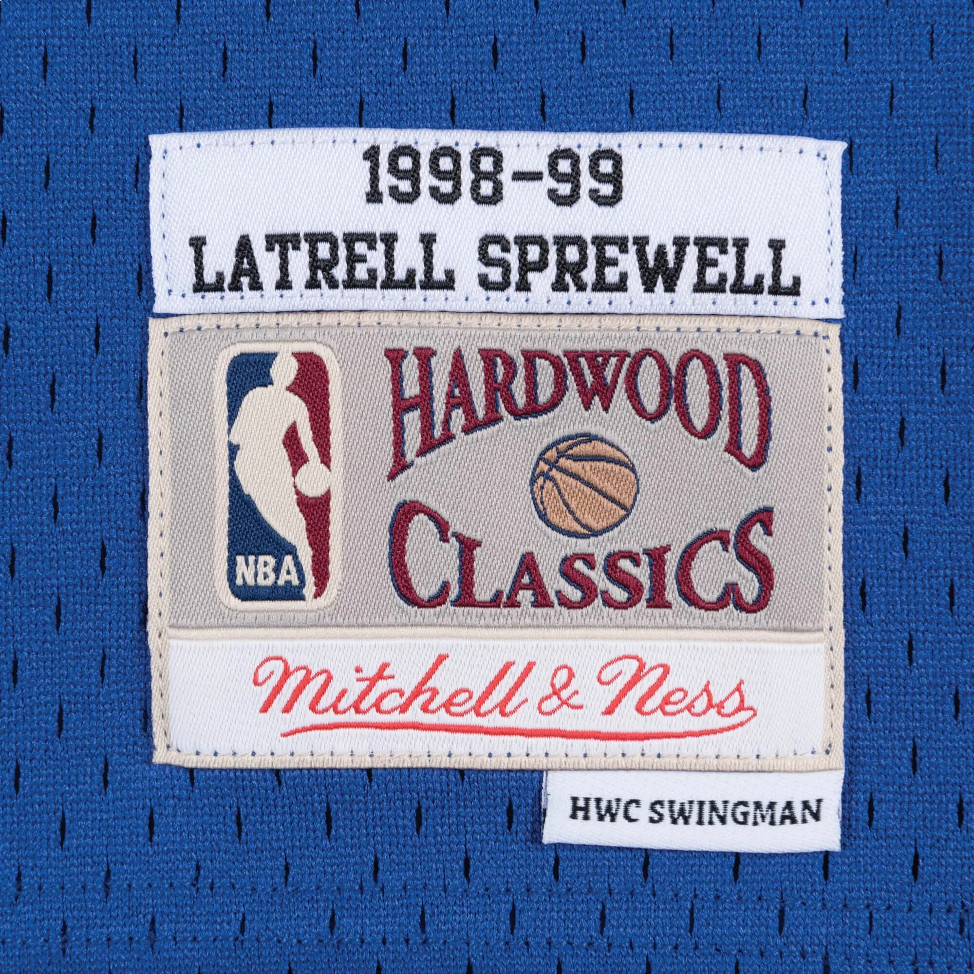 Mitchell & Ness x NBA New York Knicks 1998-99 Road Swingman Jersey 'Latrell Sprewell 8' SMJYAC18055-NYKROYA98LSP sold by KicksCrew product image thumbnail 3