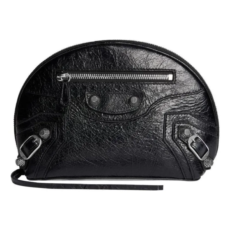 (WMNS) Balenciaga Le Cagole Small Cosmetic Pouch 'Black' 7636121VG9Y1000 sold by KicksCrew