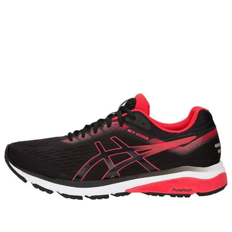 ASICS GT-1000 7 Running Sneakers 'Black Red' 1011A042-002 sold by KicksCrew