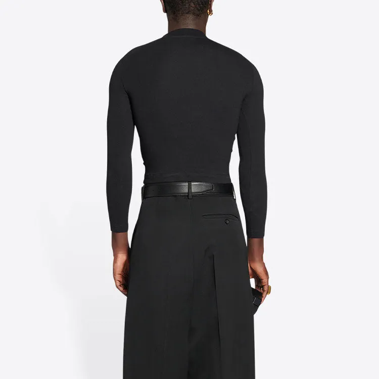Balenciaga Fashion Institute Long Sleeve T-shirt Medium Fit 'Black' 698124TMVH51073 sold by KicksCrew product image thumbnail 4