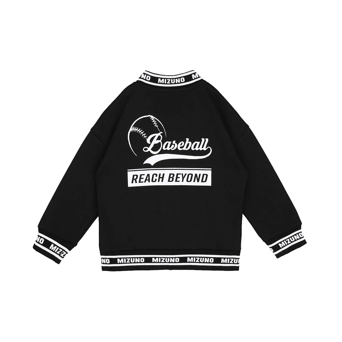 (GS) Mizuno Casual Knit Jacket 'Black' 32CC3903 sold by KicksCrew product image thumbnail 2