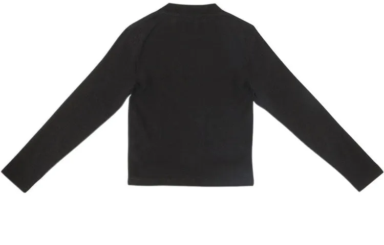 Balenciaga Fashion Institute Long Sleeve T-shirt Medium Fit 'Black' 698124TMVH51073 sold by KicksCrew product image thumbnail 2