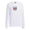 adidas x Transformers Crossover Cartoon Printing Round Neck Long Sleeves T-Shirt 'White' HN4183 sold by KicksCrew